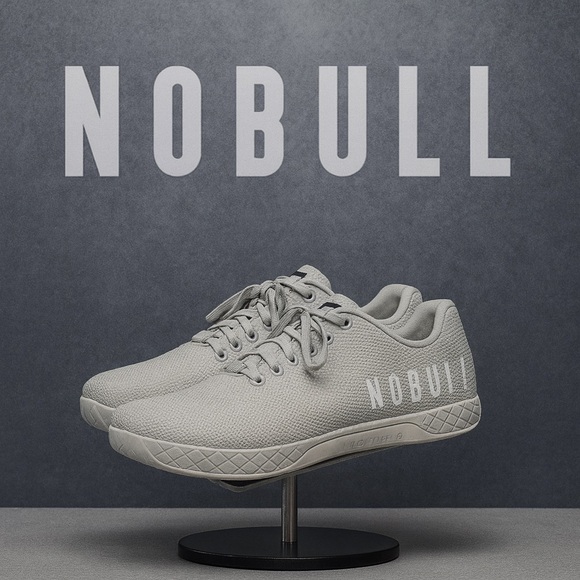 NOBULL Light Gray Women’s Athletic Sneakers 8 - Picture 1 of 6
